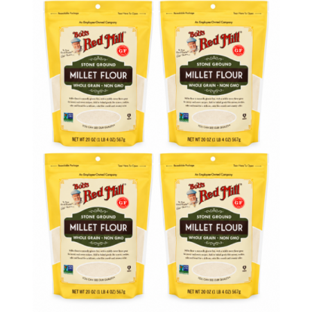 4-Pk 20-Oz Bob's Red Mill Stone Ground Whole Grain Millet Flour $10.20 w/ S&S