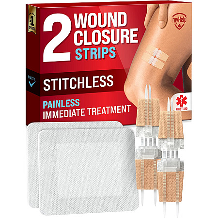 2-Pack MyHelp Emergency Wound Closure Strip Laceration Kit $3.99 w/ S&S + Free Shipping w/ Prime or on $35+