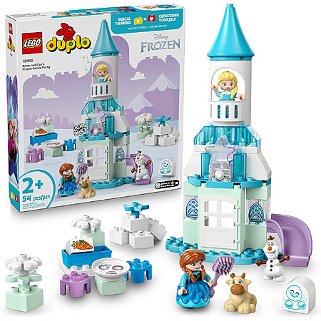 LEGO DUPLO Disney Anna and Elsa's Frozen Castle Party Building Sensory Set (Batteries Included) (10455) $51.99 + Free Shipping