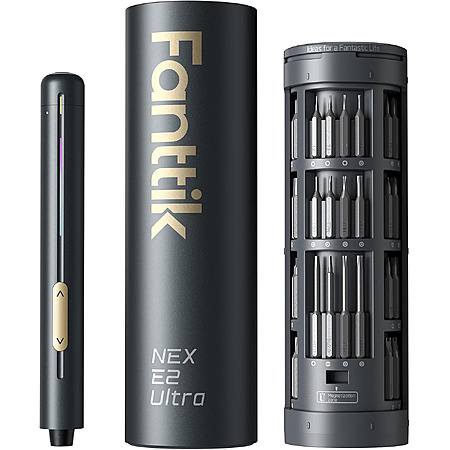 Fanttik NEX E2 Ultra Electric Precision Screwdriver Set w/ 50-Piece S2 Steel Bits (Grey) $47.97 + Free Shipping