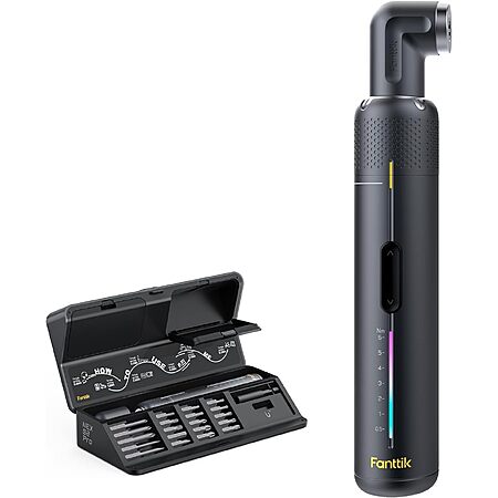 Fanttik NEX S2 Pro Cordless Electric Screwdriver Set w/ 20-Piece Bits & Case (Space Grey) $59.99 + Free Shipping