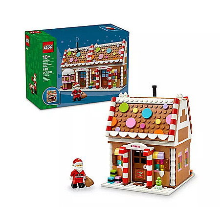 QVC New Customer: 498-Piece LEGO Iconic Festive Gingerbread House ...