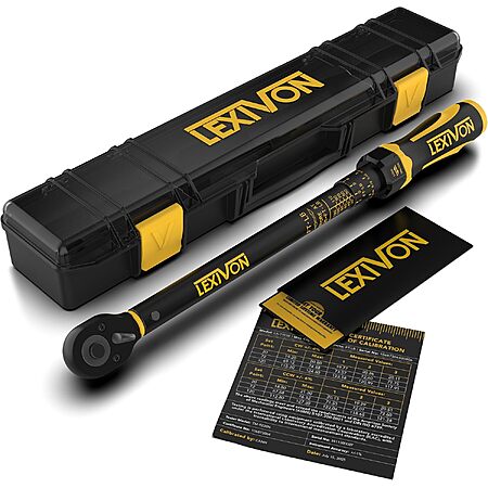 Prime Members: Lexivon Torque Wrenches: 1/2" $49.60, 3/8" $45, 1/4" $39.20 + Free S&H