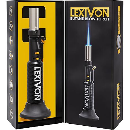 LEXIVON Refillable Butane Kitchen Cooking Torch (LX-775) $19.75 & More + Free S&H