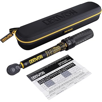 LEXIVON Torque Wrenches: Bike Torch Kit $39.60, 1/4" 10-150 (LX-180) $35 & More