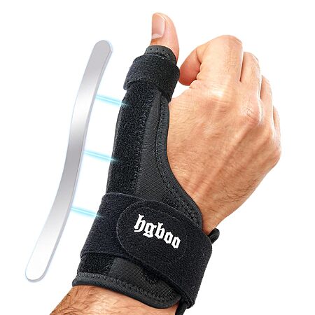 HGBOO Thumb Spica Splint & Wrist Brace (Black) $5.92 + Free Shipping w/ Prime or on $35+