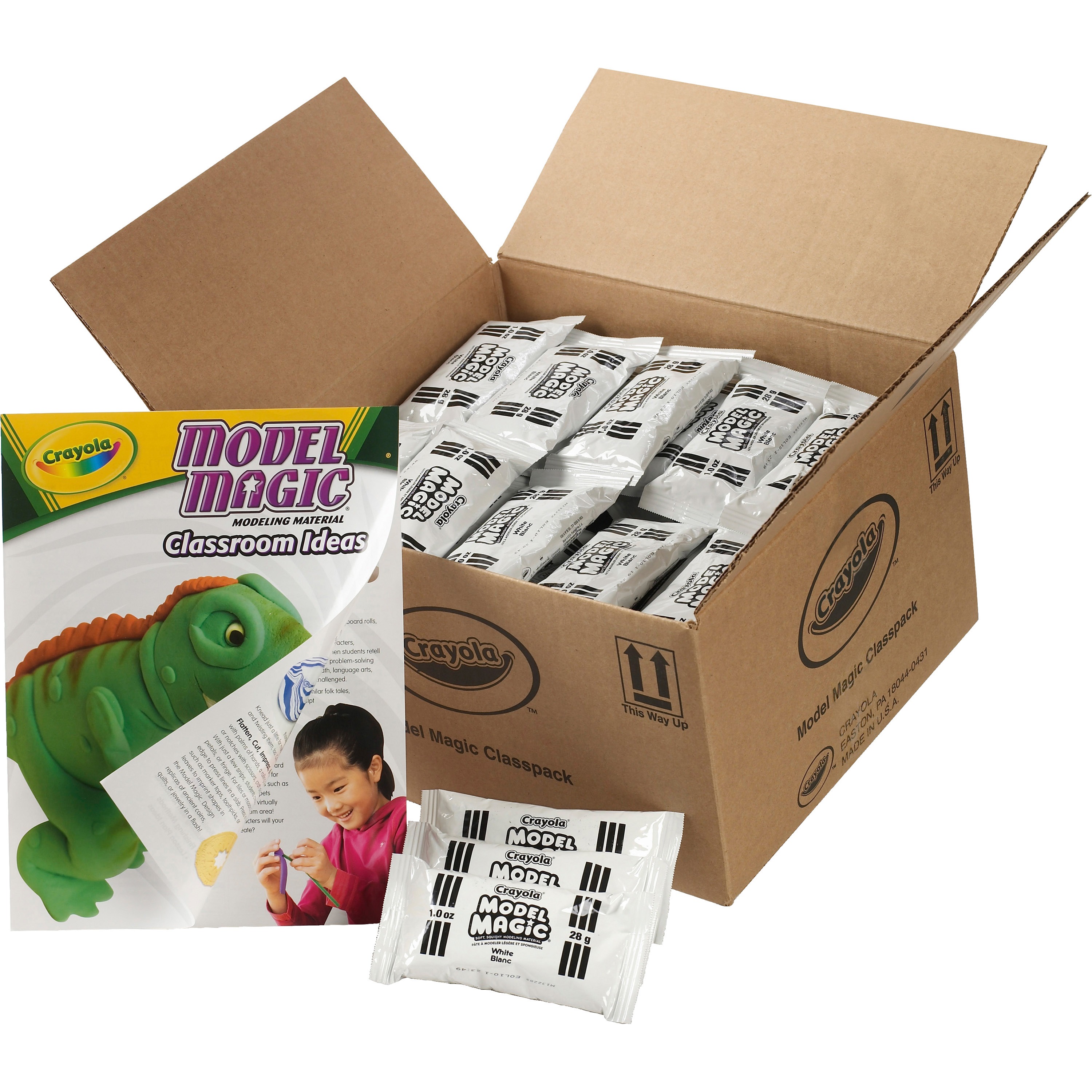 75-Pack 1oz. Crayola Model Magic Modeling Clay Compound Classpack $19.95 - Amazon