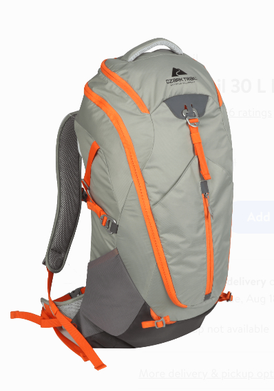 Ozark Trail Daypacks & Backpacks: 28L Denali Outdoor Backpack $17.69 & More - Walmart