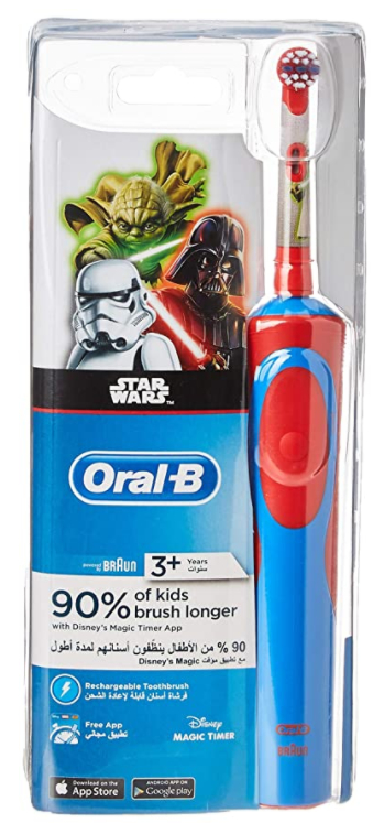 Oral-B Kids Star Wars Battery Powered Electric Toothbrush w/ Extra Soft Bristles 3 for $9.91 - Amazon