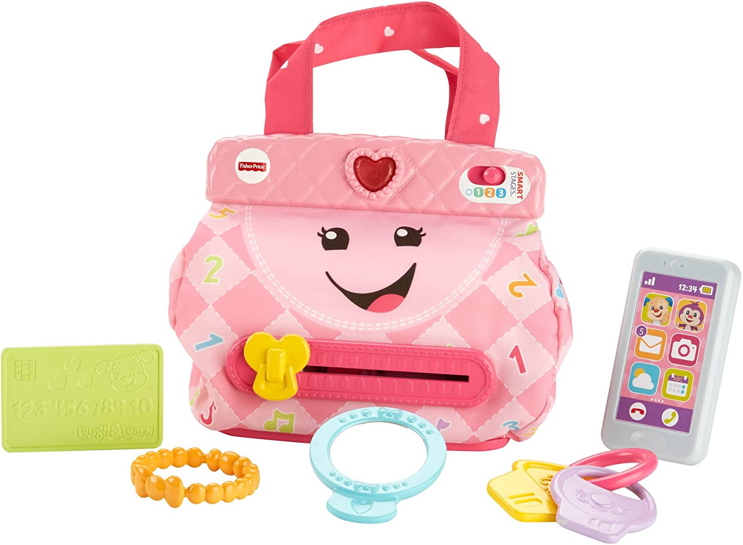 Fisher-Price Laugh & Learn My Smart Purse $12.79 AC - Amazon