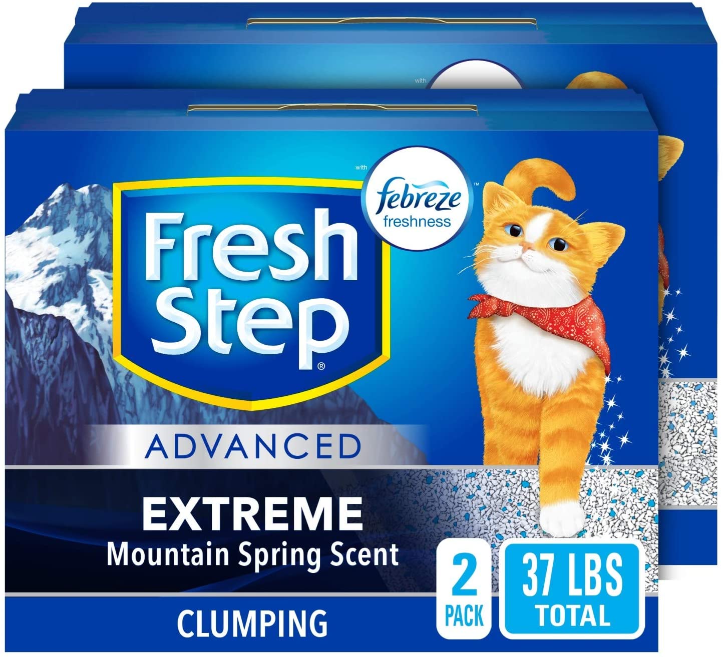 37 lb Fresh Step Advanced Clumping Cat Litter $16.79 AC w/s&s - Amazon
