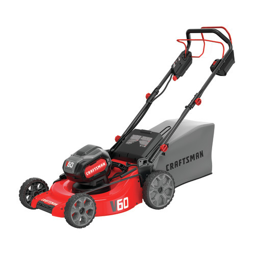 *BACK IN STOCK FOR SOME LOWES LOCATIONS* Craftsman V60 60-Volt Max Li Self-propelled 21" Cordless Electric Lawn Mower $200 YMMV $199.6
