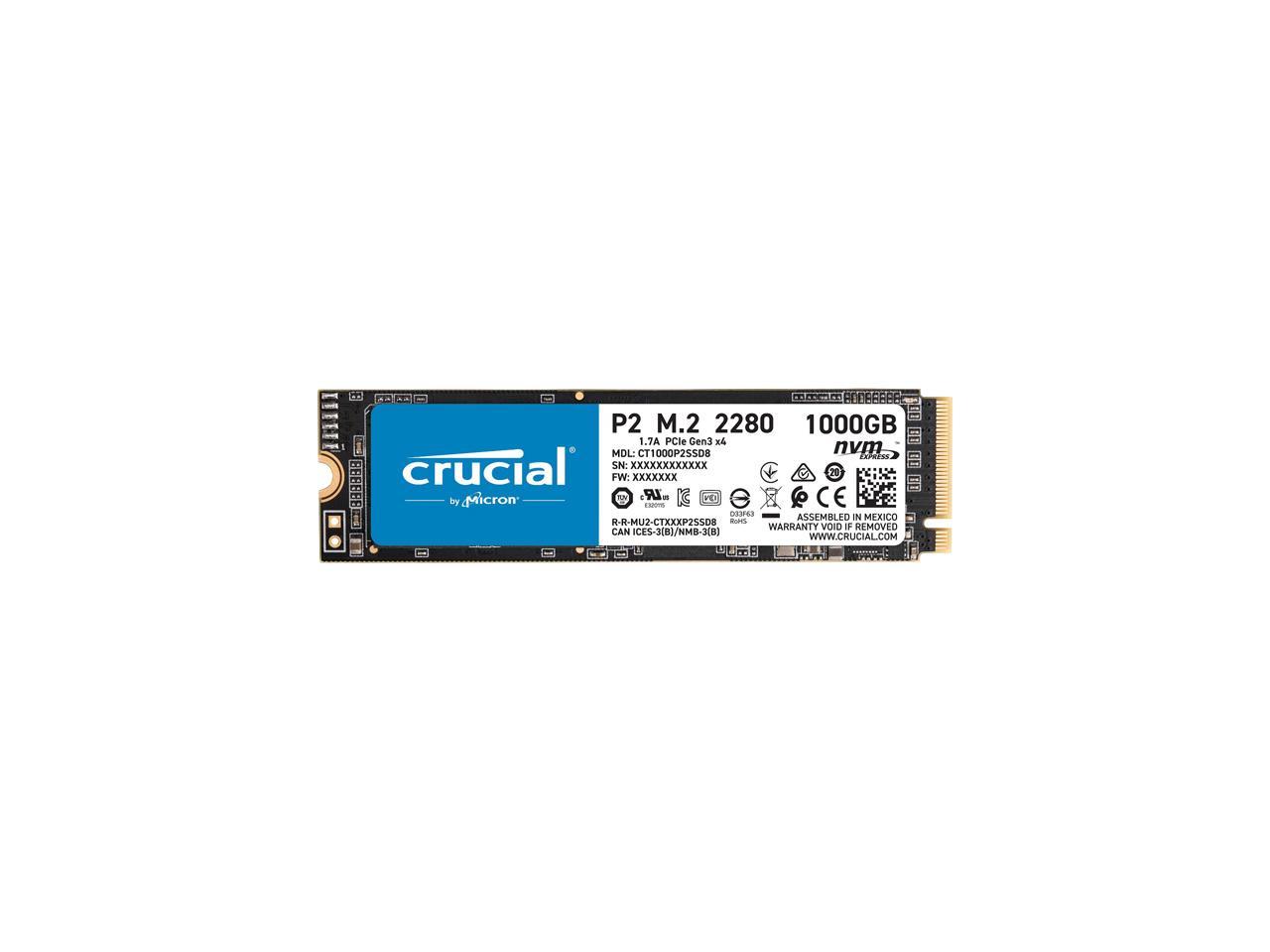 1TB Crucial P2 NVME m.2 Drive (FS/AC) - $94.49