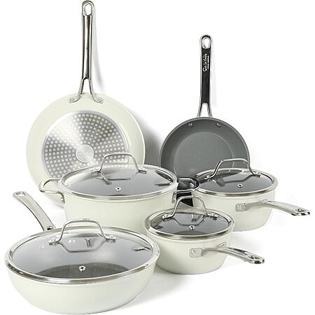 10-Pc Sur La Table Kitchen Essentials Nonstick Aluminum Cookware Set (2 colors) from $59.60 + Free Shipping