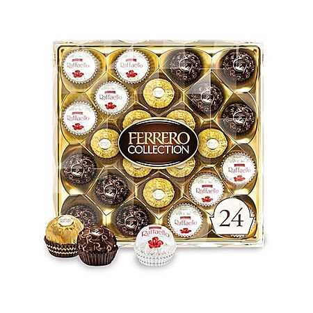 3.7-Oz Ferrero Rocher Premium Dark Chocolate Squares (Hazelnut & Cocoa)