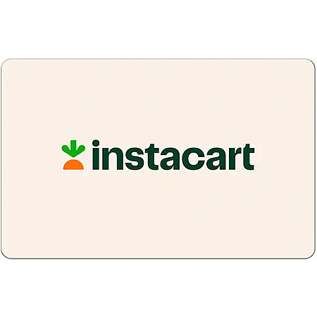 Instacart eGift Card (Email Delivery): $200 for $180 or $100 for