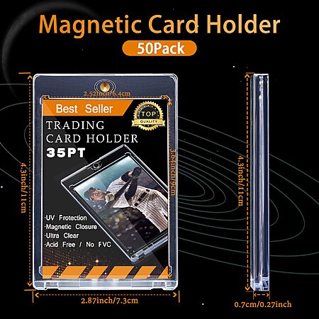 50 Magnetic Card Holders for $12.79!