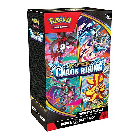 Pokémon Trading Card Game: Mega Evolution Chaos Rising Booster Bundle Target online $31.99