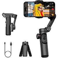 AOCHUAN Smart XE Gimbal Stabilizer for iPhone with Focus Wheel Face Object Tracking Video Recording $31.19