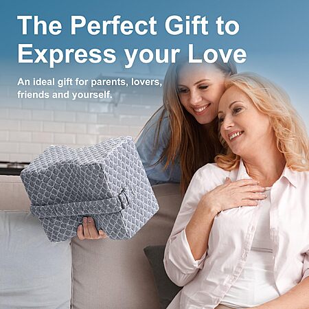 UJPFEO Knee Pillow for Side Sleepers, Leg Pillow for Sciatica, Back,HIPS,Knees,Joints Pain Relief, $14.43e