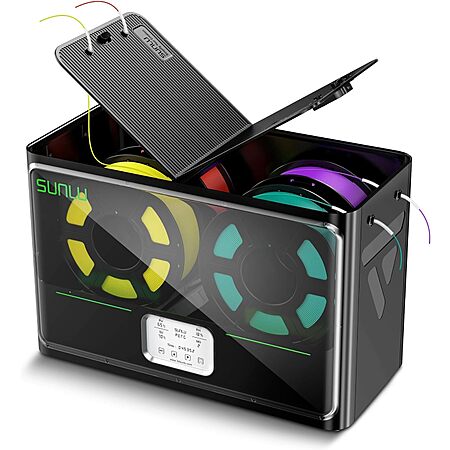 SUNLU 4-Spool 3D Printer Filament Dryer S4, $97.99 @SUNLU Industry via Amazon