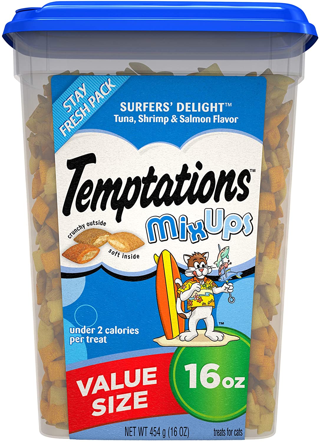 Temptations Cat Treat - 16 Oz [Tuna, Shrimp, Salmon] - buy 2, get $5 off - 2 for $11.48