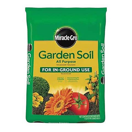 1 cu. ft. Miracle-Gro Garden All Purpose In-Ground Soil $2.50 + Free Store Pickup