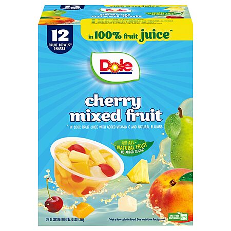Dole Fruit Bowls Snacks for Only $5.73!