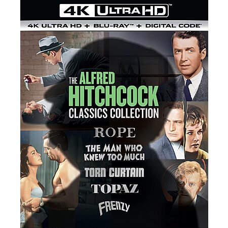 52% Off Hitchcock Classics 4K UHD