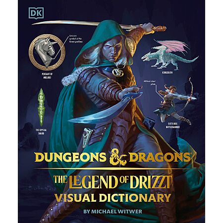 Dungeons and Dragons The Legend of Drizzt Visual Dictionary (Hardcover Book) $10.60 