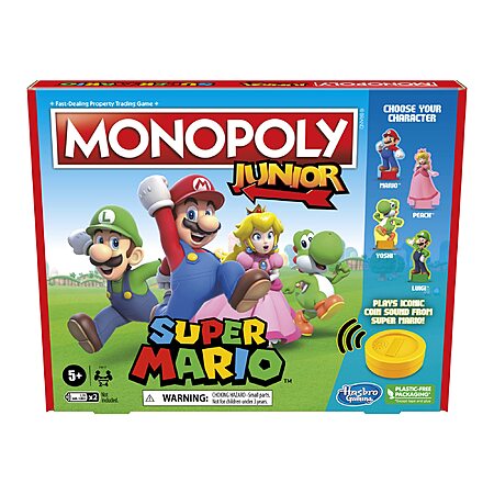 Monopoly Junior Board Game (Super Mario Edition) $12.40 
