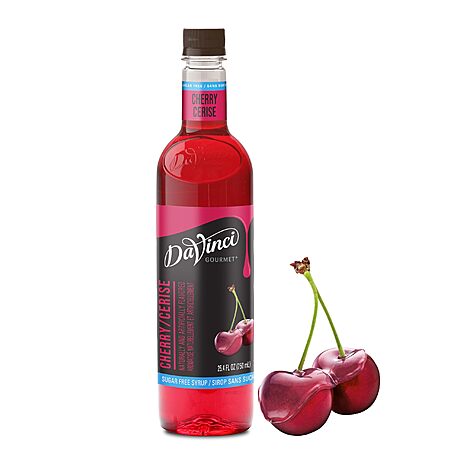 25.4-Oz DaVinci Gourmet Syrup: Classic (Various) $5.60, Sugar-Free (Cherry) $5.25 w/ Subscribe & Save