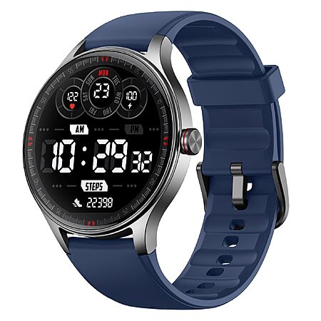 Fitpolo Smart Watch for Men Women, 1.57" HD Display Fitness Tracker (Blue) | Bluetooth Call/Answer, IP68 Waterproof, 7/24 Heart Rate/Sleep/Stress Monitor, AI Voice