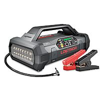 LOKITHOR JA302 Jump Starter with Air Compressor, 2500Amp 12V Portable Car Battery Booster Pack for up o 8.5L Gas or 6.5L Diesel, 150PSI Tire Inflator with Digital Screen $79.97