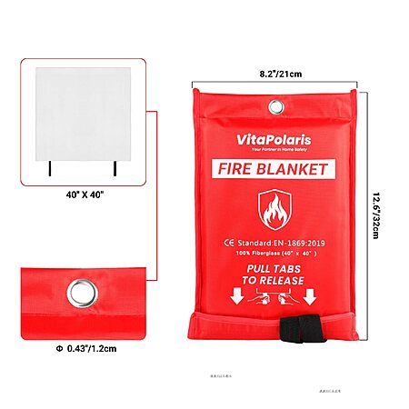 50% Off Fire Blanket 4-Pack