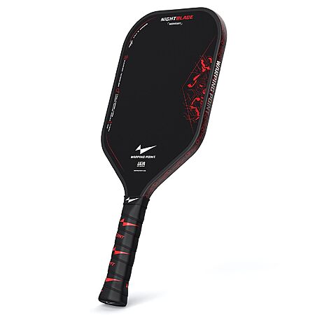 Nightblade Pickleball Paddle Trusted by Tina Pisnik, Foam Filled Polymer Honeycomb Core