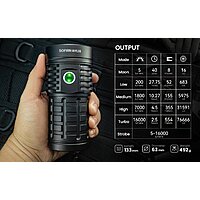 Sofirn Q8 Plus - 16,000 lumen flashlight - 5K or 6K light color - Free shipping from US $51.59