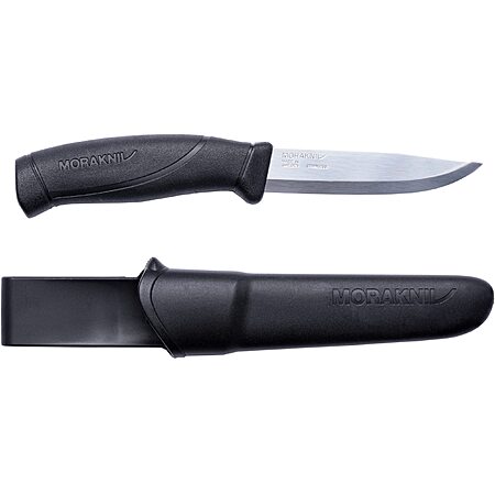 4.1" Morakniv Companion Stainless Steel Fixed-Blade Knife w/ Sheath $11.80
