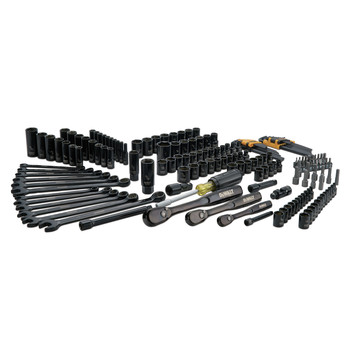 Dewalt 181-Piece Black Chrome Mechanics Tool Set $85 $84.99