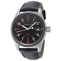 Hamilton Men's Khaki Field 38mm Watch w/ Leather Strap