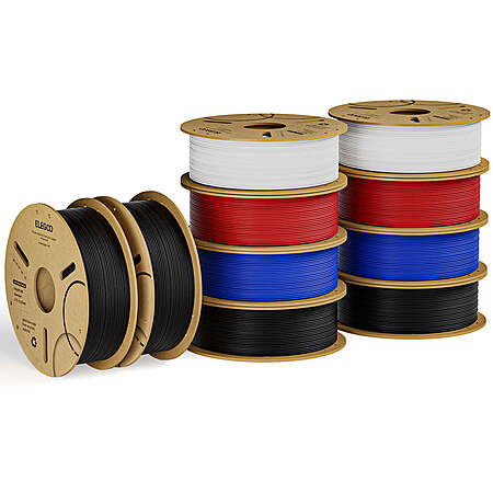10-Pack 1KG ELEGOO 1.75mm 3D Printer Filament: PLA Plus $115, PLA from $105 + Free Shipping