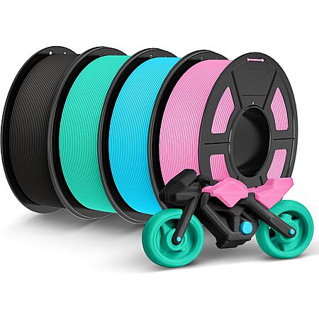 4KG TecBears Rapid PETG 3D Printer Filament Bundles (4x 1KG Spools) $39.59 + free s/h (possible YMMV)