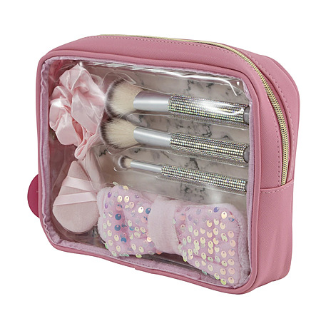 Candie Couture Cosmetic Brush Gift Set with Cosmetic Bag $2.50 w/ W+ Shipping