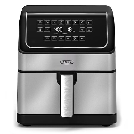 8-Quart Bella Digital Air Fryer with TurboCrisp Technology $44.95 + free s/h @Amazon