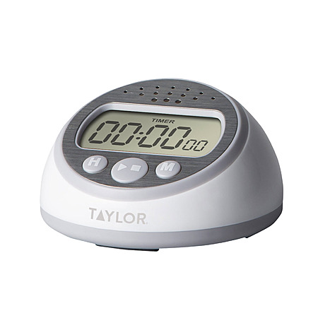 Taylor Extra Loud Digital 24 Hour Kitchen Timer w/ Clock $1.25