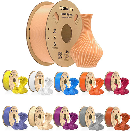 1kg Creality Hyper PLA 3D Filament (Mix & Match) 10 for $86.35 + Free S&H