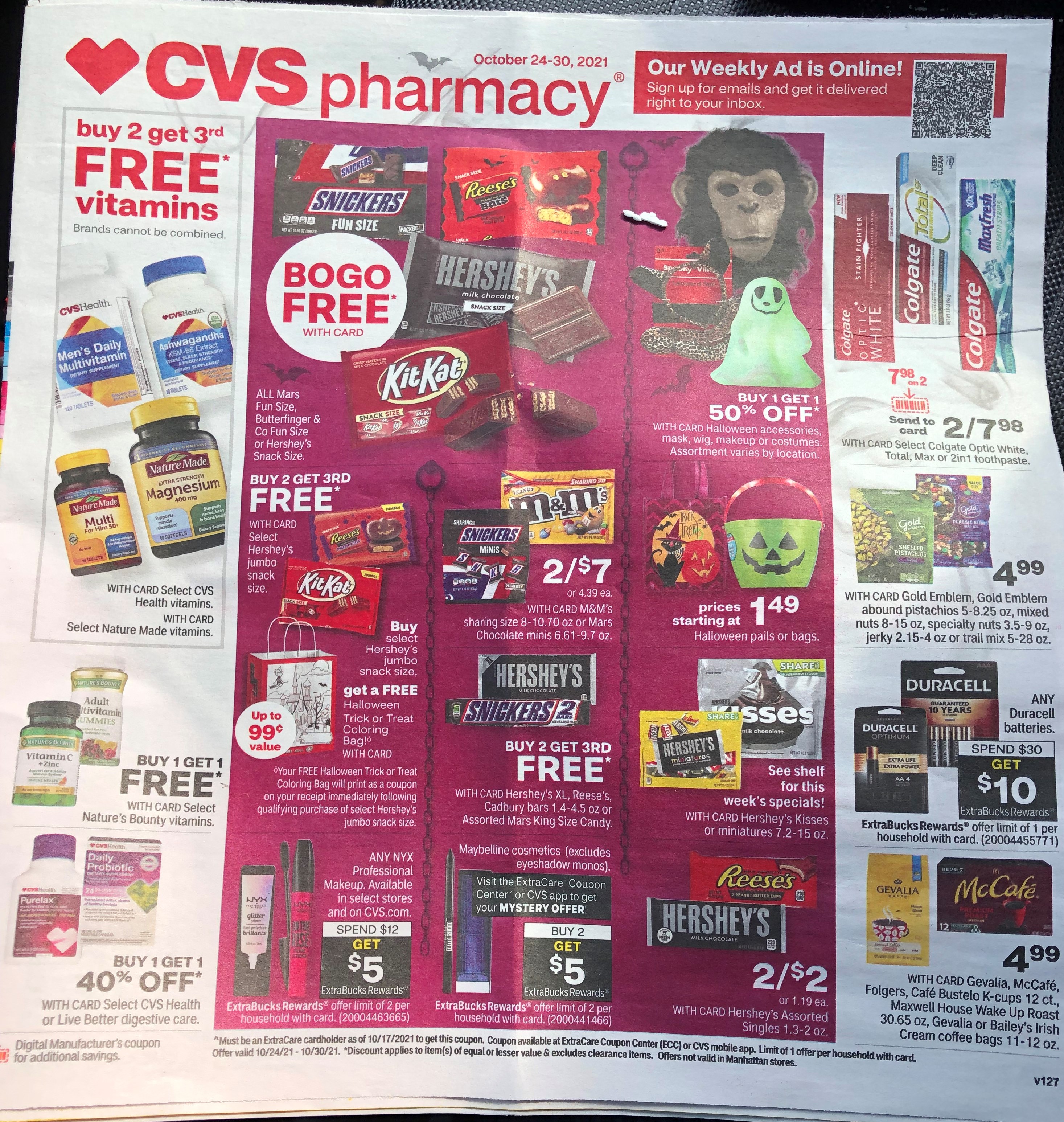 CVS 10/24 - 10/30 Deals