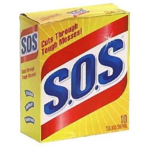 S.O.S Steel Wool Soap Pad (10 Count) $2.24