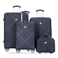 4-Piece Tripcomp Hardside Luggage Set: 14", 20", 24", 28" Lightweight Spinner Suitcase (Various Colors) $96.99 + Free Shipping