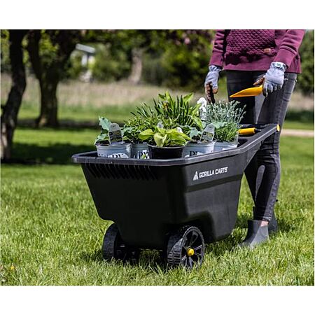 5 Cu. Ft. Gorilla Carts Garden Cart w/ 300 lb Capacity & 9" Wheels (Push/Pull Design) $49 + Free Store Pickup at Lowe's